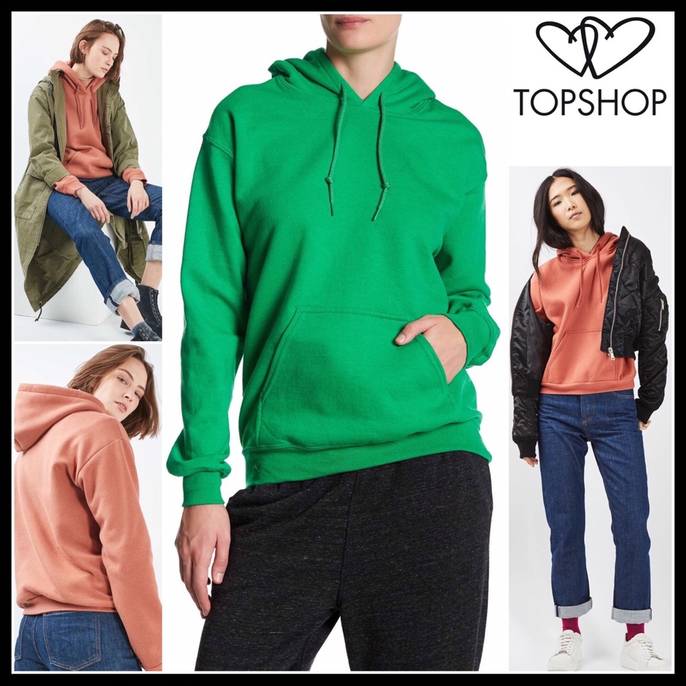 TOPSHOP PULLOVER HOODIE SWEATSHIRT HOODED TOP A2C - Picture 8 of 8
